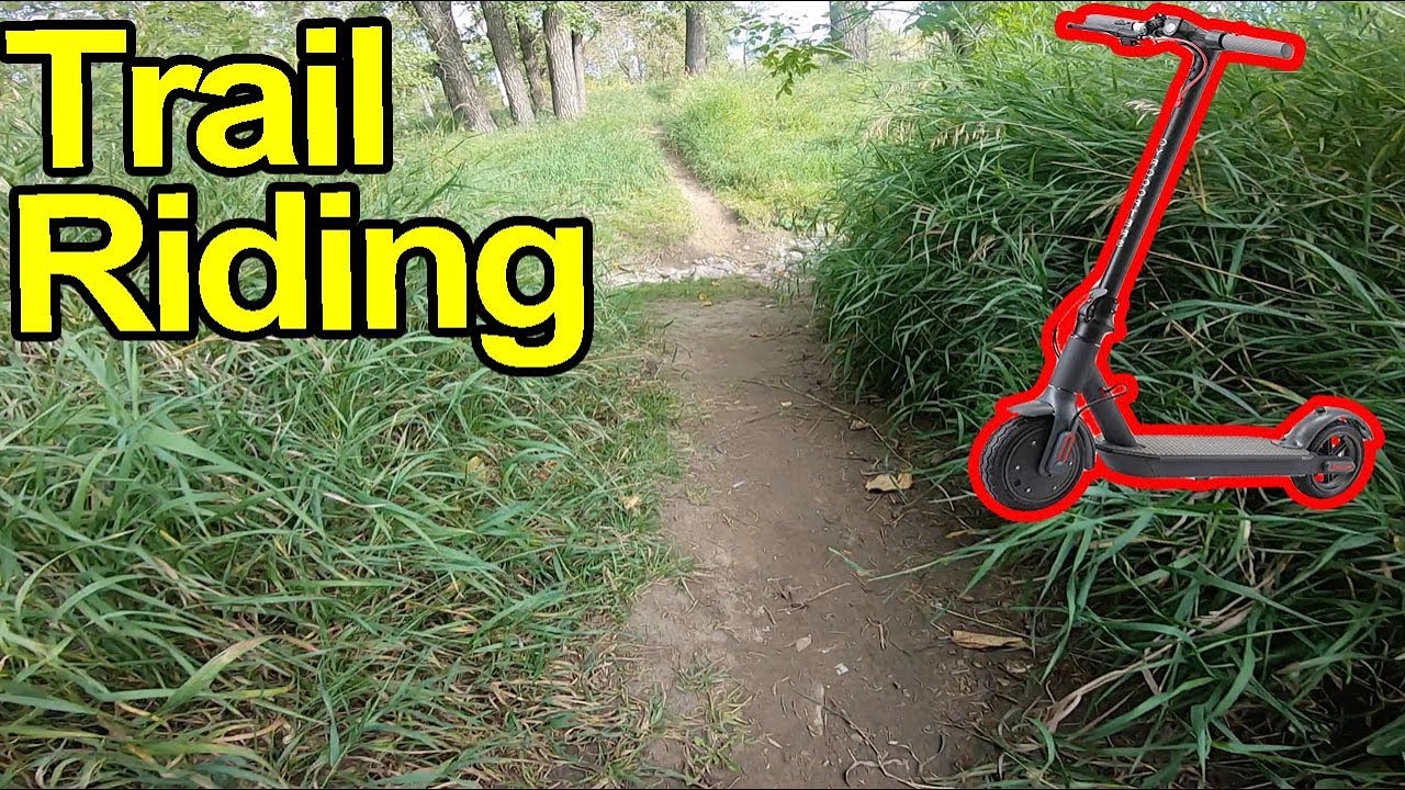 Electric Scooter Trail Riding YouTube