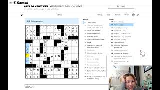 Solving NYT Crossword Wednesday 10 June 2026 Wednesday Nyt New York Times Crossword June 10 2026