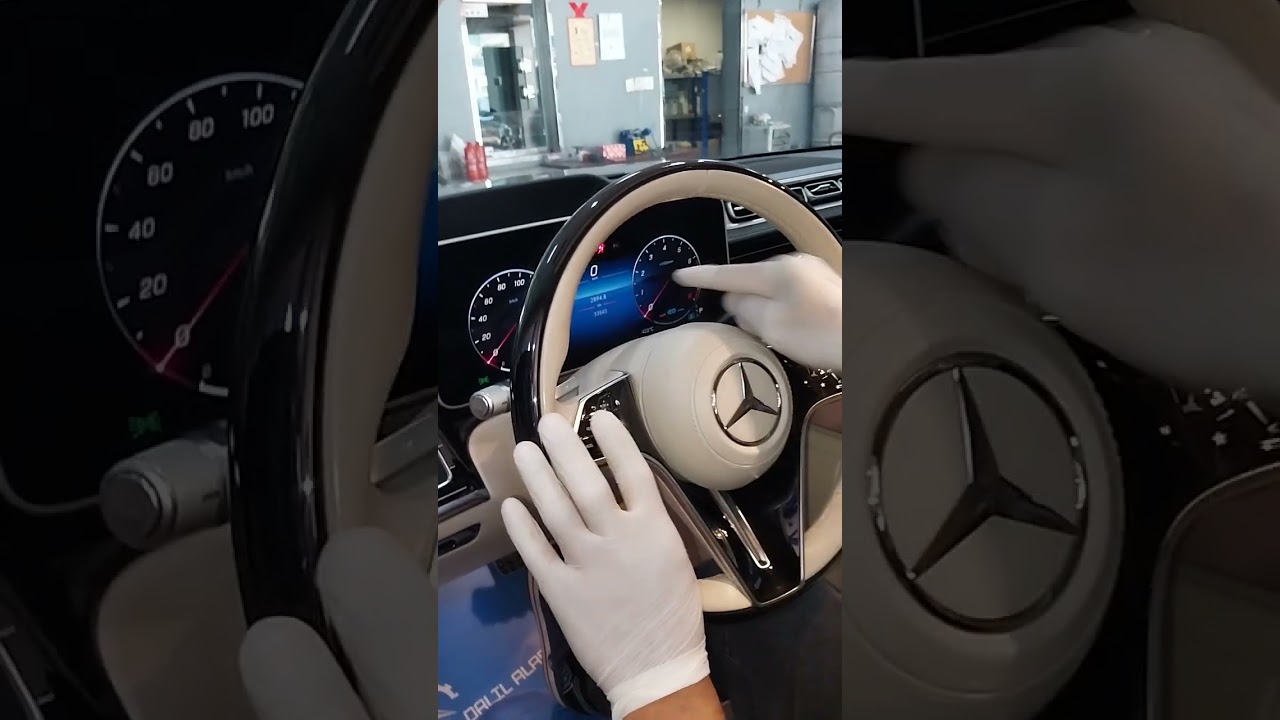 Mercedes Benz W223 Brake Pad Service Menu