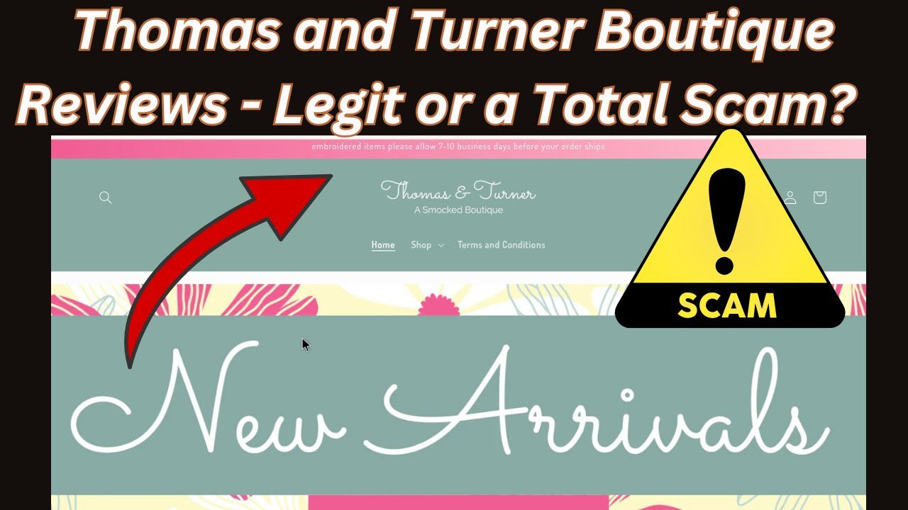 Thomas and Turner Boutique Reviews - Legit or a Total Scam?