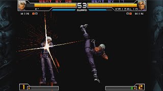 Kof2002 Um K Vs Krizalid The King Of Fighters 2002 Unlimited Match