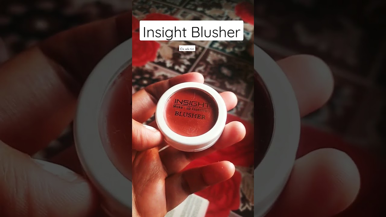*New Insight Cosmetics Blush Review✨ Under rupees 75  😍