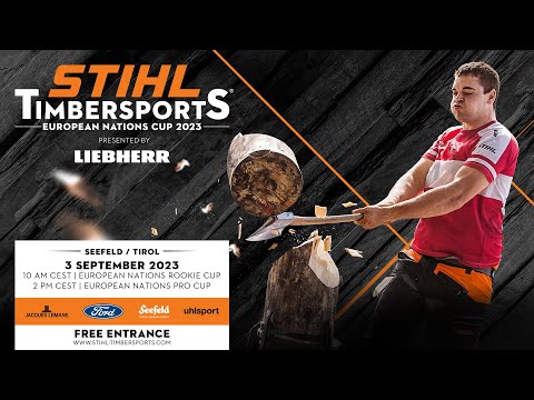 STIHL TIMBERSPORTS® European Nations Pro Cup 2023 - German commentary