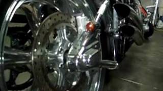 OUT IN THE WORKSHOP...PHIL & WAZZA  INVENT A NEW PART..KOOL NEW MIRRORS ON THE KING PIN'S CHOPPER...