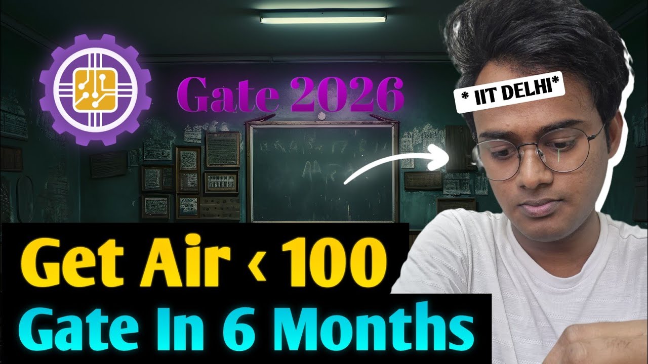 🫣How I Cracked GATE in just 6 Months