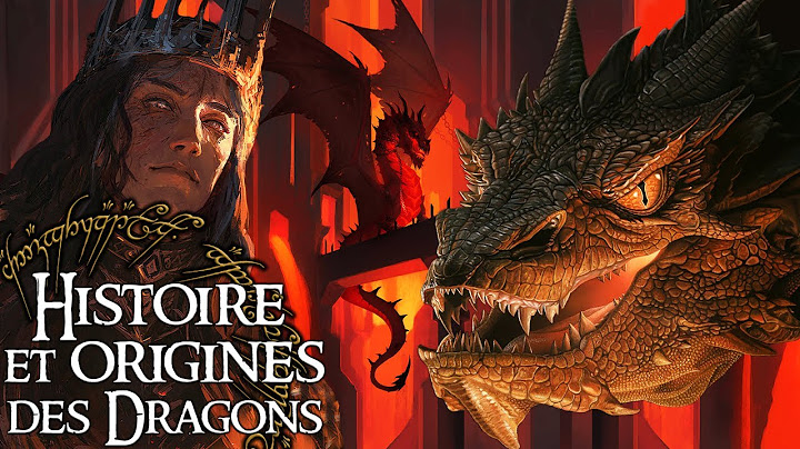 L'histoire complète des DRAGONS chez J.R.R. TOLKIEN - Lore of the Rings