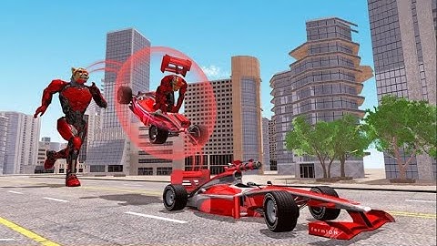 Amazing Cheetah Robot Car Transformation Ep-1 | City Rescue Formula Car Robot Android GamePlay