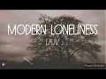 Lauv - Modern Loneliness Acoustic (Lyrics)