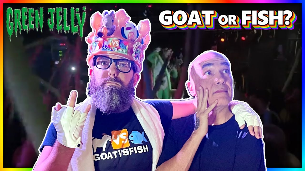 Green Jelly Theme Song (Full Band Parody) GoatVsFish + INSANE CROWD ask Bill Manspeaker GOAT OR FISH