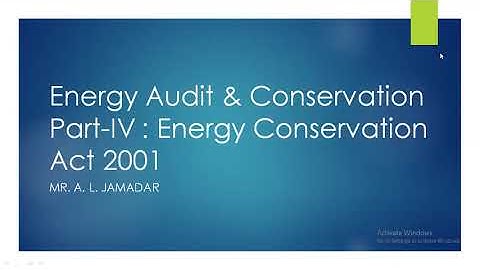 Energy Audit & Conservation | Part-4