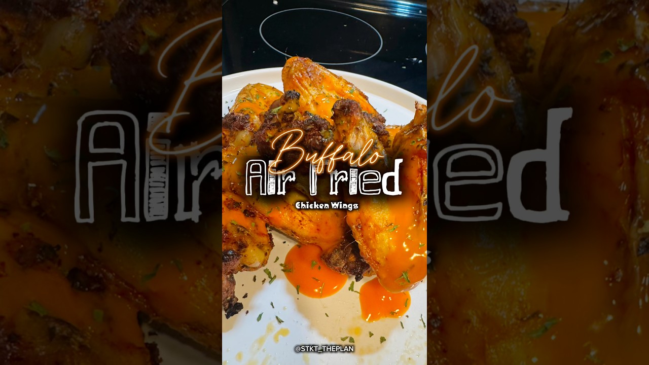 Buffalo Air Fried Chicken Wings