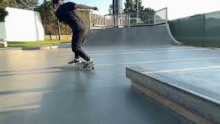 Nollie crook at the Manhattan Beach skatepark