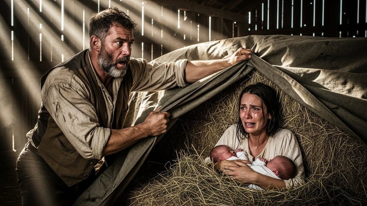 Skrývala Svá DVOJČATA ve Stodole po Celé 3 DNY — Dokud Farmář Neuslyšel Jejich Zoufaly PLÁČ.