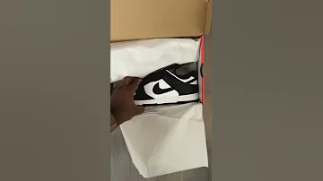 Nike Dunk Low White Black Panda Unboxing 