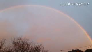 Doppelter Regenbogen in Fürthen  / RP / Ww.