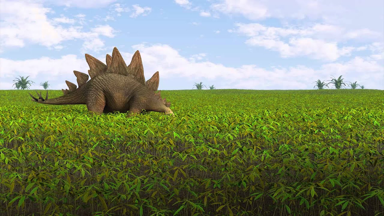 Stegosaurus Snacks Dinosaur National Monument, Northwestern Colorado, 145 Million Years Ago