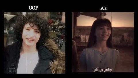 Trying to recreate an AE edit on CCP!