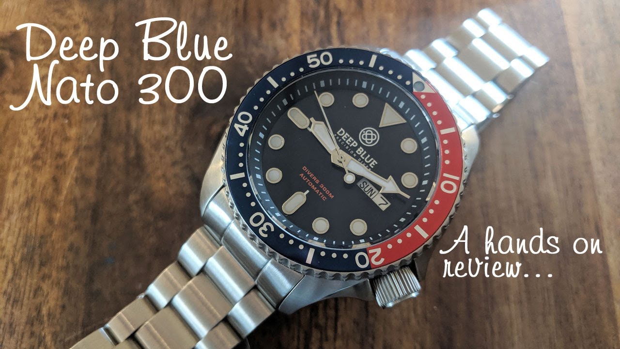 Deep Blue Nato 300 diver's watch 