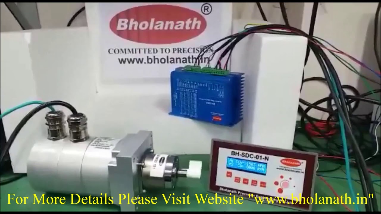 PLANETARY GEAR | FLAMEPROOF |  STEP SERVO MOTOR Model No:-BHSS-100WATT-PL13-FLP | HINDI
