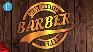 Logo Pixellab tutorial 3D | BarberShop - ANDROID Logo Pixellab tutorial 3D | BarberShop - ANDROID