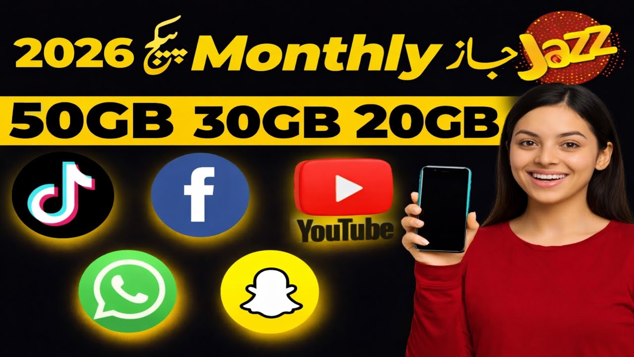 Latest Jazz Monthly Packages 2026 | Best Internet Offers in Pakistan
