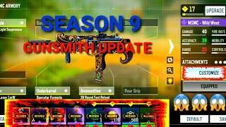 The new GUNSMITH update and SEASON 9 is here!!! (COD Mobile)