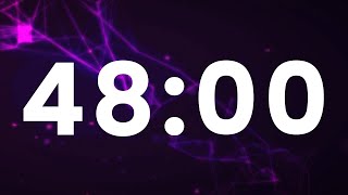 48 Minute Timer - 2880 seconds Timer - countdown -  clean and simple [ELECTRIC]
