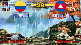 FT5 @kof95: Terryvans (CO) vs karona_kh (KH) [King of Fighters 95 Fightcade] Jul 28
