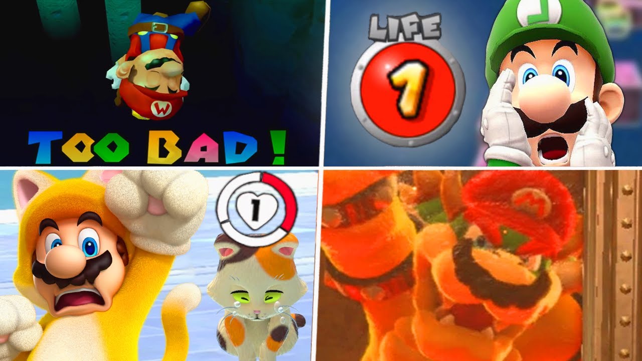 Evolution of Unfair 3D Super Mario Levels (1996 - 2021)