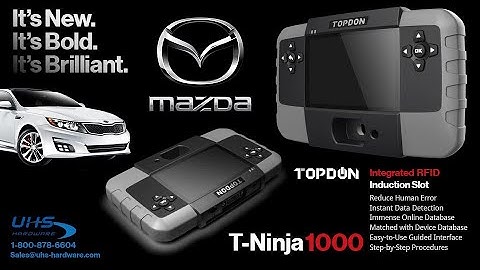 2004-2010 Mazda Mazda3 Smart Key Programming using T-Ninja 1000 Programmer