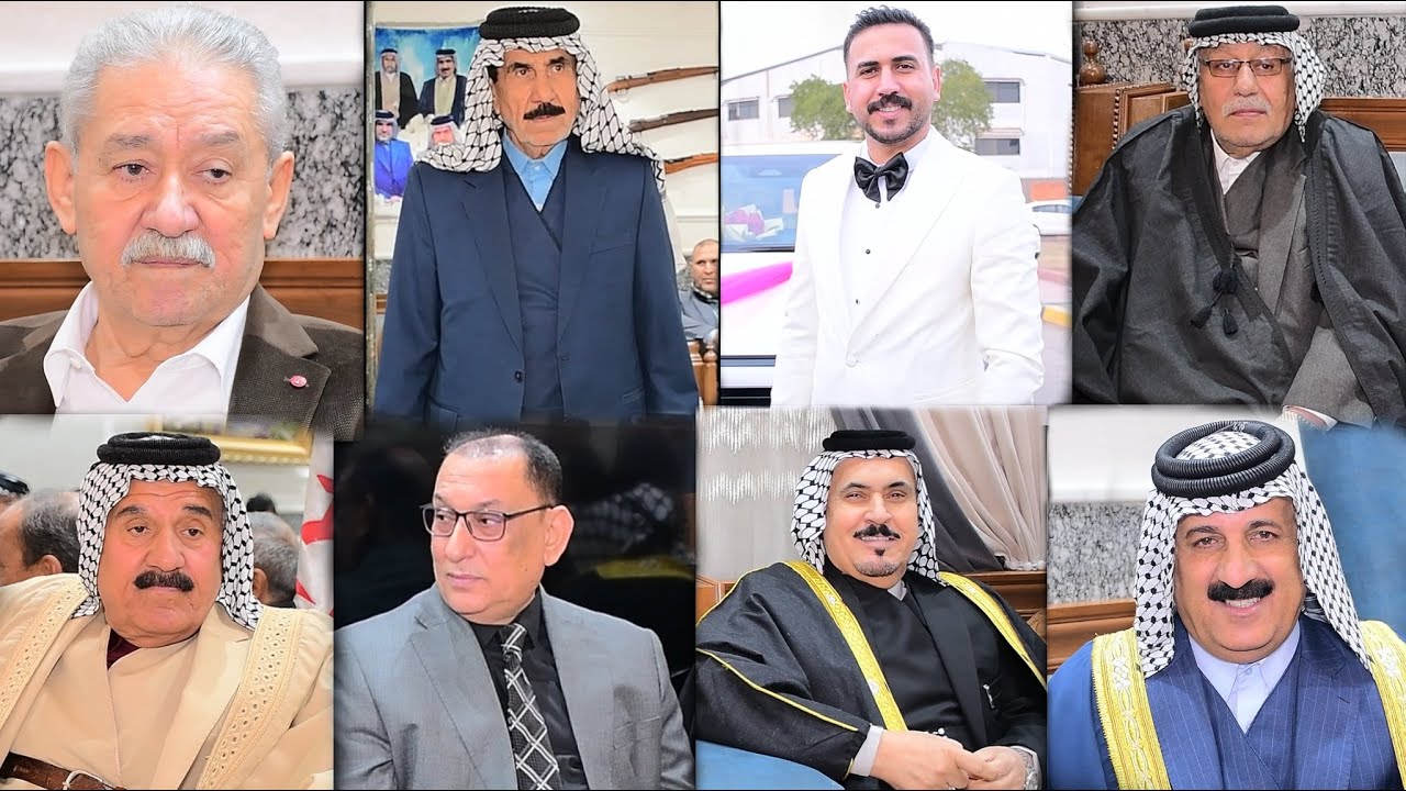 حضور جميع شيوخ العشائر في حفل زفاف الاخ كرار مهدي الفرطوسي ابن شيخ الفراطسة شيخ بيت وريد العام