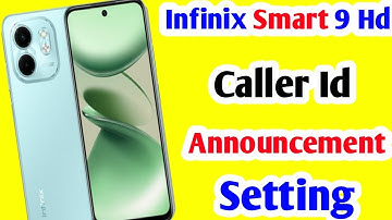 Infinix Caller id announcement Settings infinix l infinix smart 9 hd me announcement setting ll