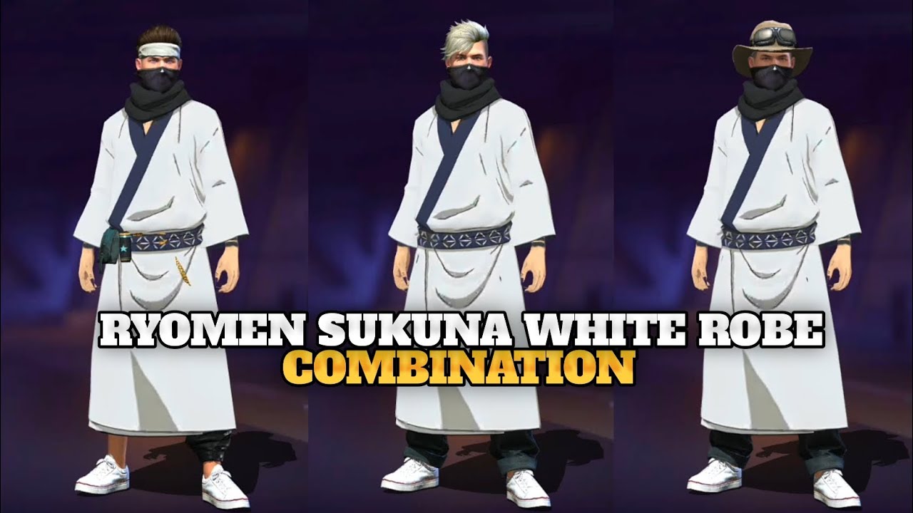 Shuko Robe TOP 25 BEST DRESS COMBINATION WITH RYOMEN SUKUNA WHITE ROBE BUNDLE 😀 ...