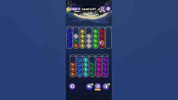 Ball sort puzzle level 1377