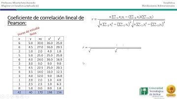 Variables Bidimensionales  Parte 2