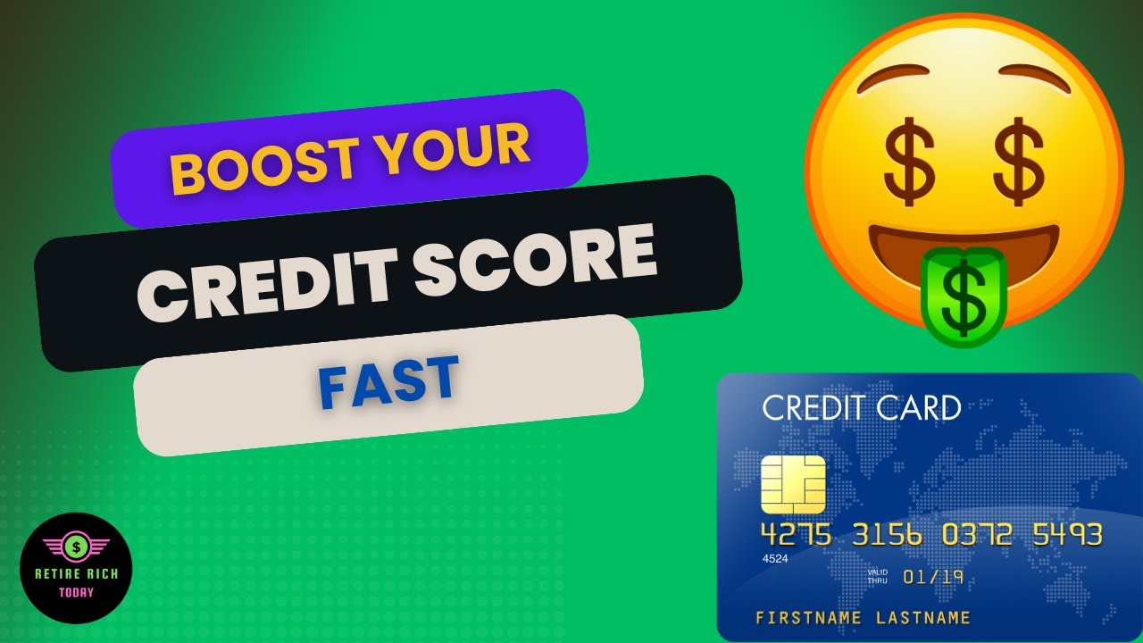How To Boost Your Credit Score Fast - YouTube