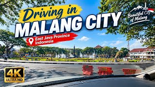 Driving in Malang City East Java Indonesia 🇮🇩 | Relaxing Driving 4K | POV Driving