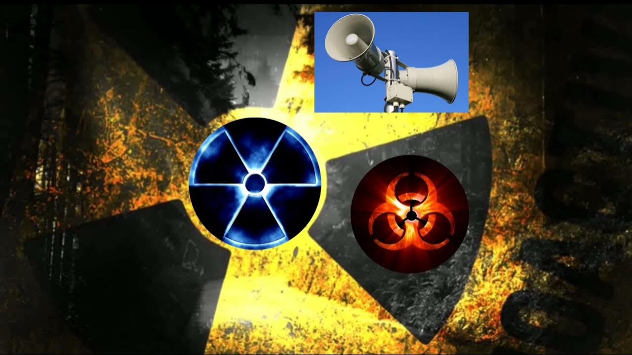 Nuclear Evacuation alarm with Nuclear Alarm Siren with Siren Alert Alarm sound in the WAR and other. Nuclear Evacuation alarm with Nuclear Alarm Siren with Siren Alert Alarm sound in the WAR and other.