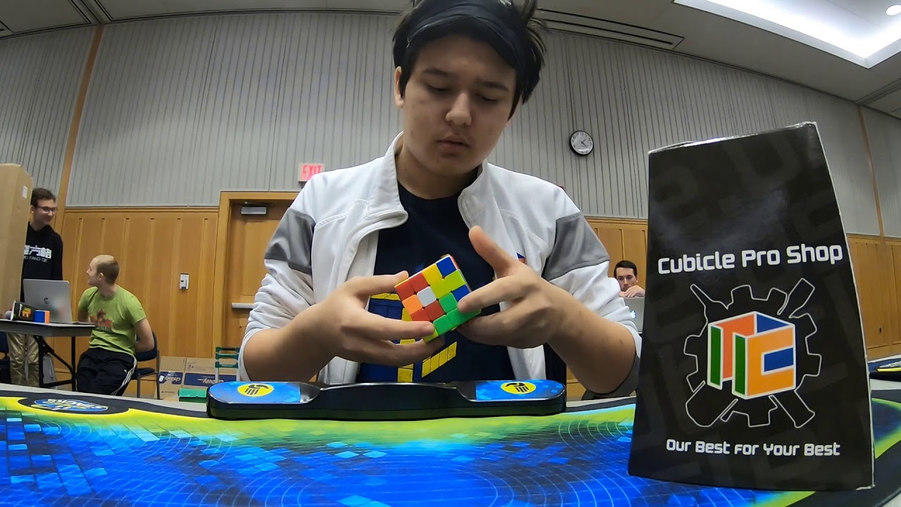 Newtownabbey man solves Rubik's Cube blindfolded to record fastest time for  Ulster competitor