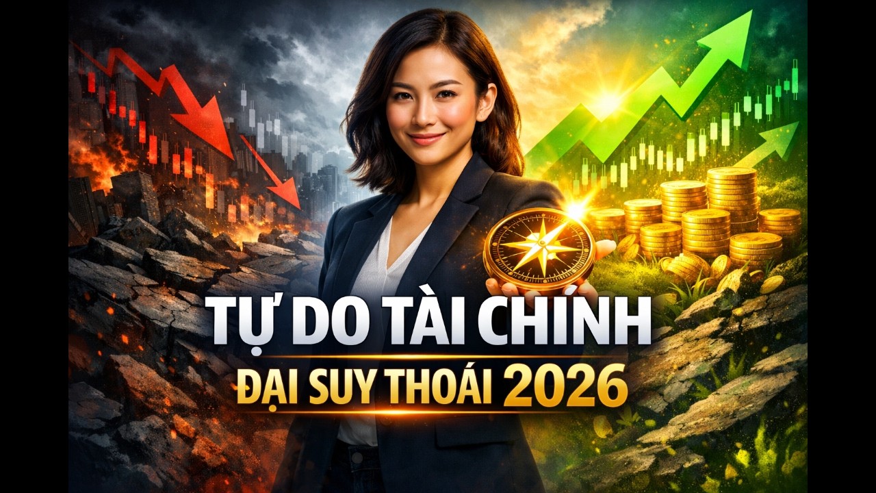 Cách Đạt TỰ DO TÀI CHÍNH Nhờ Đại Suy Thoái 2026 Mà Giới Tinh Hoa Đang Giấu Kín