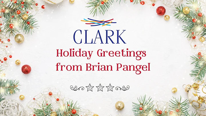 Holiday Message from Brian Pangle