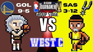 RNBA NBA Tournament West C - Round 2 - Game 1: GOLDEN STATE WARRIORS @ SAN ANTONIO SPURS
