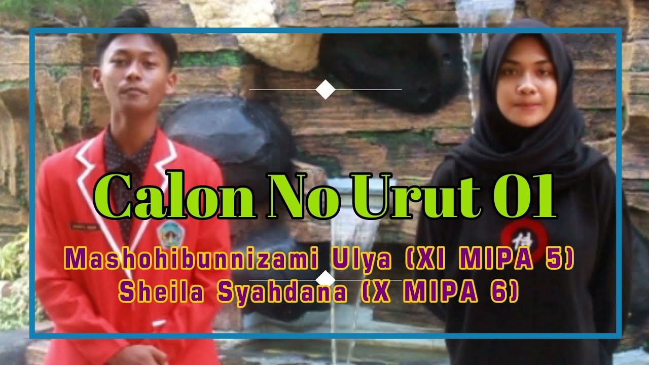 Penyampaian Visi dan Misi Calon Ketua dan Wakil Ketua OSIS Tahun 2021/2022