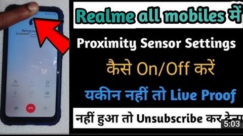 realme proximity sensor settings | proximity sensor problem in realme. proximity sensor all realme