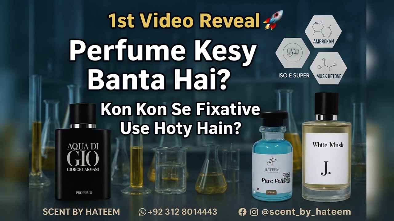 Perfume Making Process Step by Step | 9+ Hours Long Lasting | Scent by Hateem
