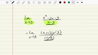 Limits- Factoring Method