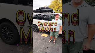 Minivan camper conversion,   Overland Minivan!!  Toyota Sienna, lifted minivan. @OverlandingHQ