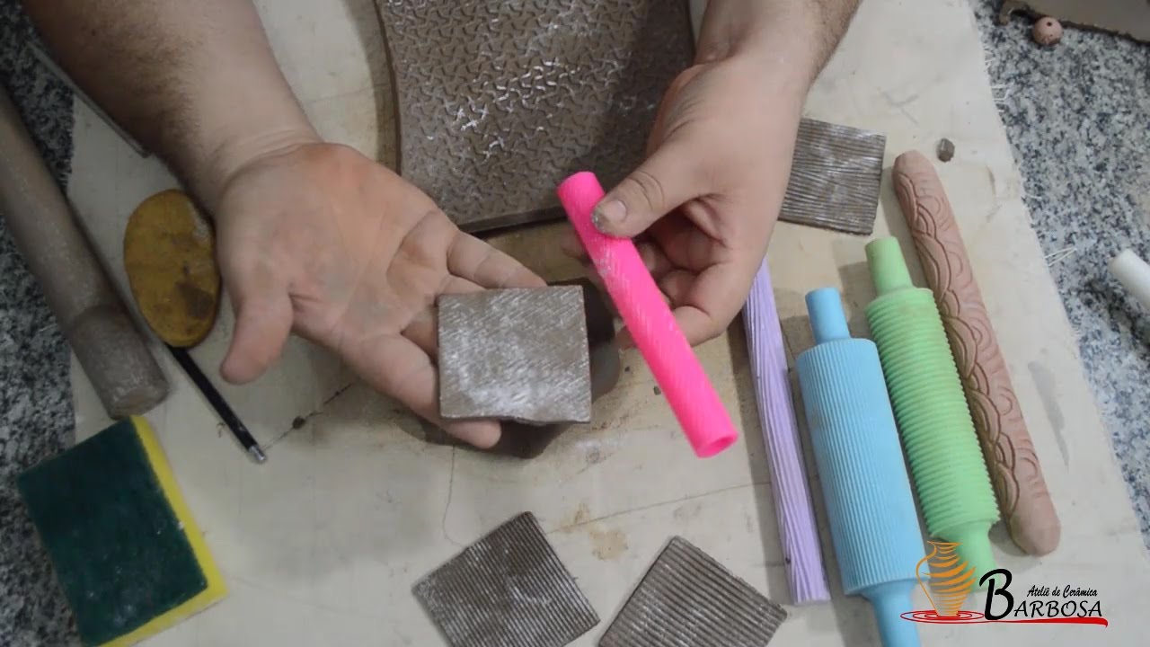 Textura e Carimbos para Cerâmica