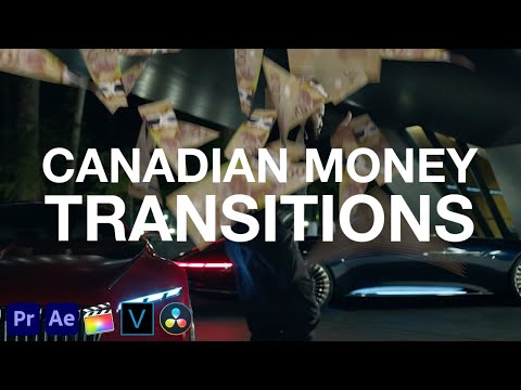 CANADIAN MONEY TRANSITION PACK (how to download & use) FOR MUSIC VIDEOS & MORE!