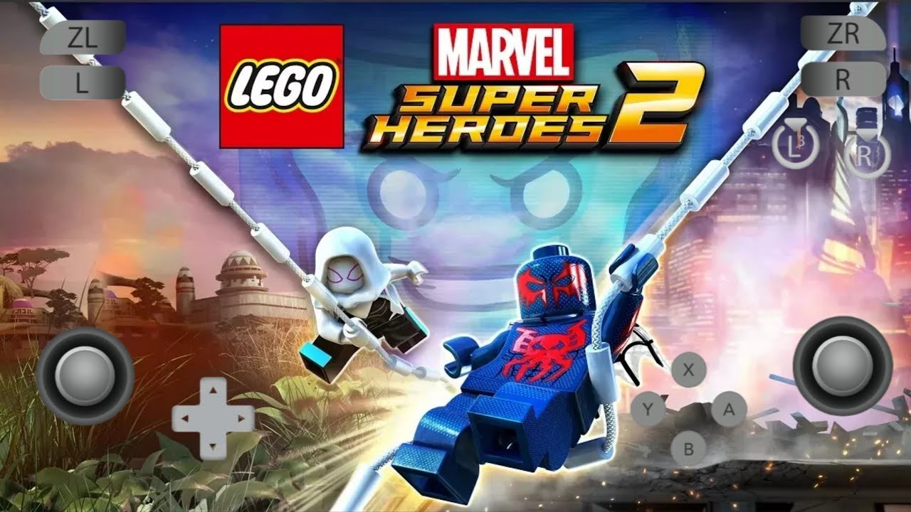 Lego Marvel Superheroes 2 Open World Spiderman Tom Holland - Android ( Offline )